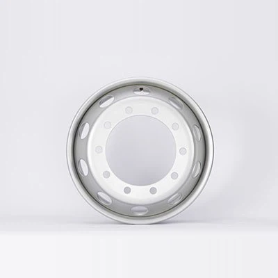 17.5x6.75 Roue de camion en acier sans tube